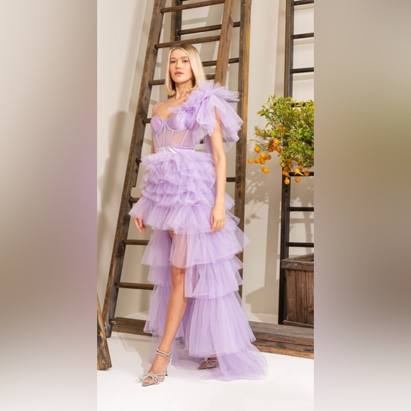 Kikiriki High Low Tulle Dress - Picture 3 of 9